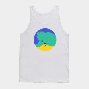 Cute Green Dog Tank Top